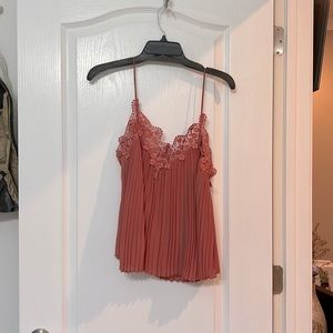 Keepsake tank with lace detail